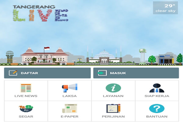 Aplikasi Tangerang LIVE