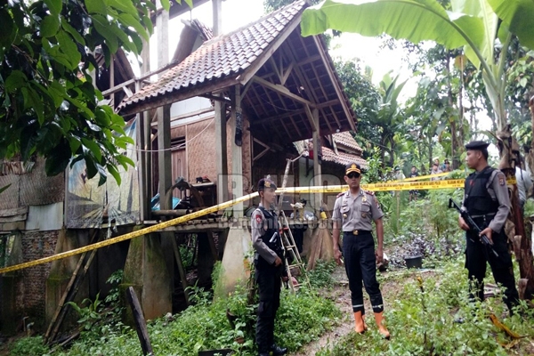 Rumah ND dan MH pasutri yang diduga penganut aliran sesat di Pandeglang