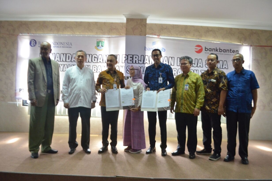 Kerja sama Dinsos, Bank BJB dan Bank Banten