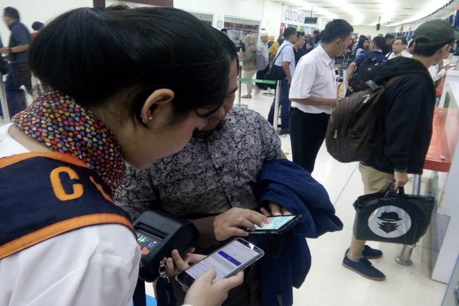 Mobile Check-In Bandara Soetta