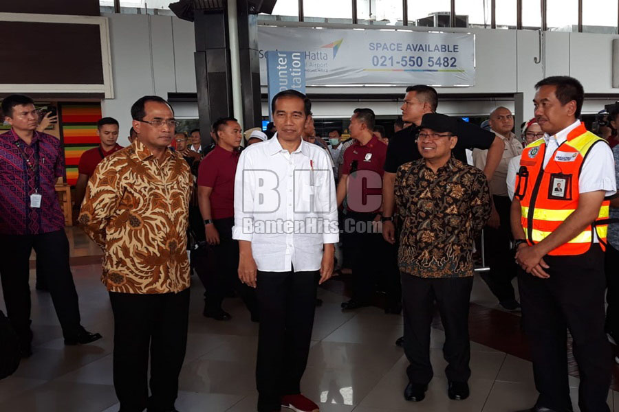 Jokowi ke Bandara Soetta