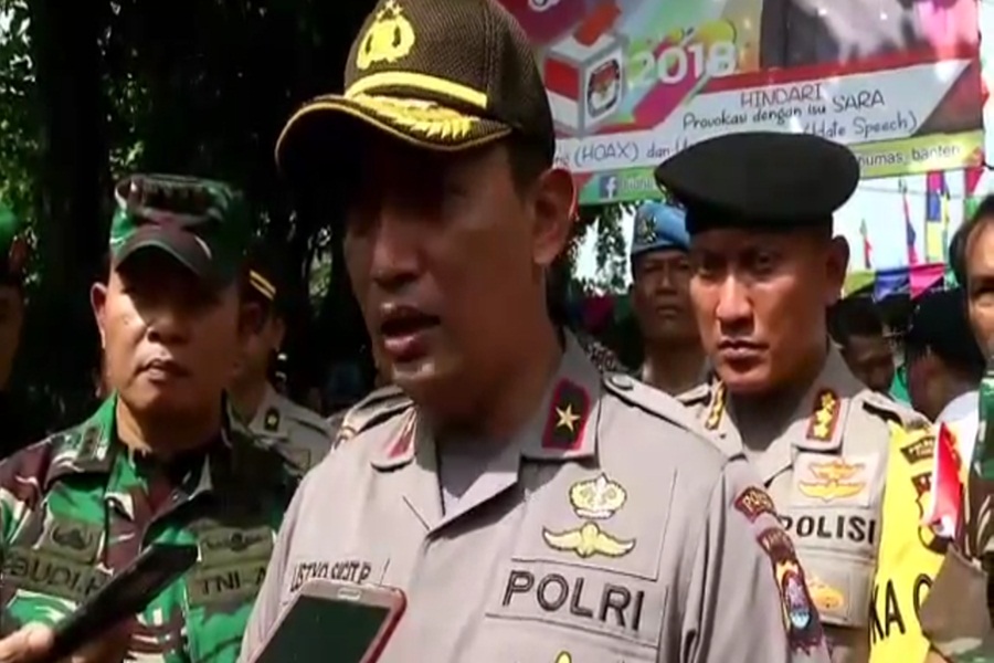 Kapolda Banten Pantau TPS di Tangerang
