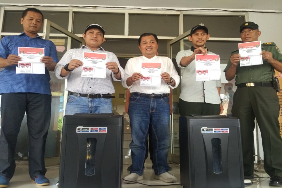 KPU Kota Tangerang Musnahkan Surat Suara Rusak