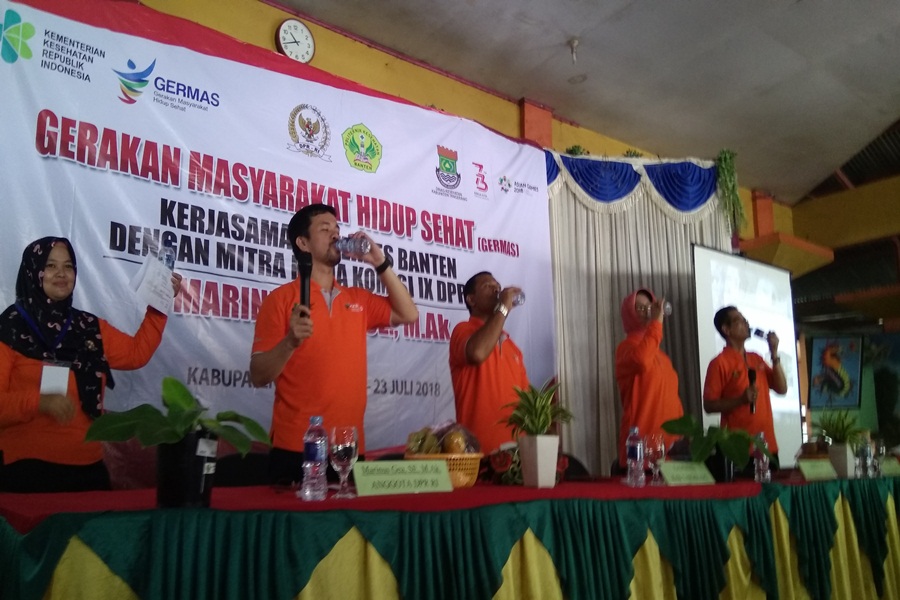 Sosialisasi Germas Komisi IX DPR di Tangerang