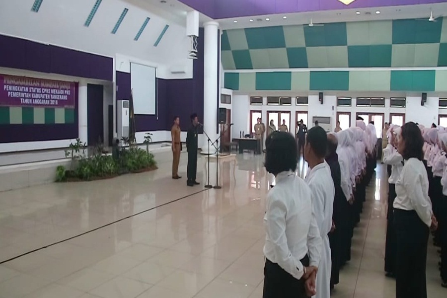 Pengambilan Sumpah PNS di Kabupaten Tangerang