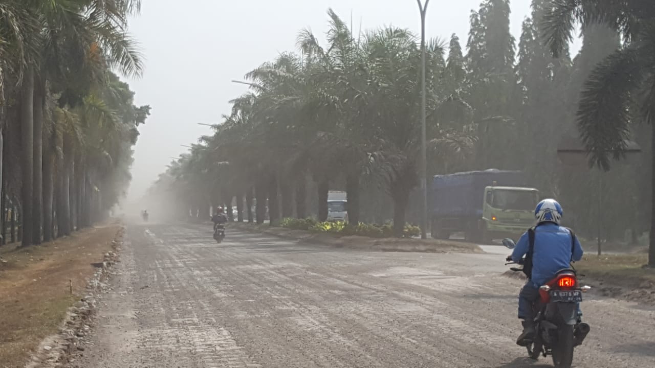 Warga Keluhkan Polusi Udara di Krakatau Industrial Estate Cilegon