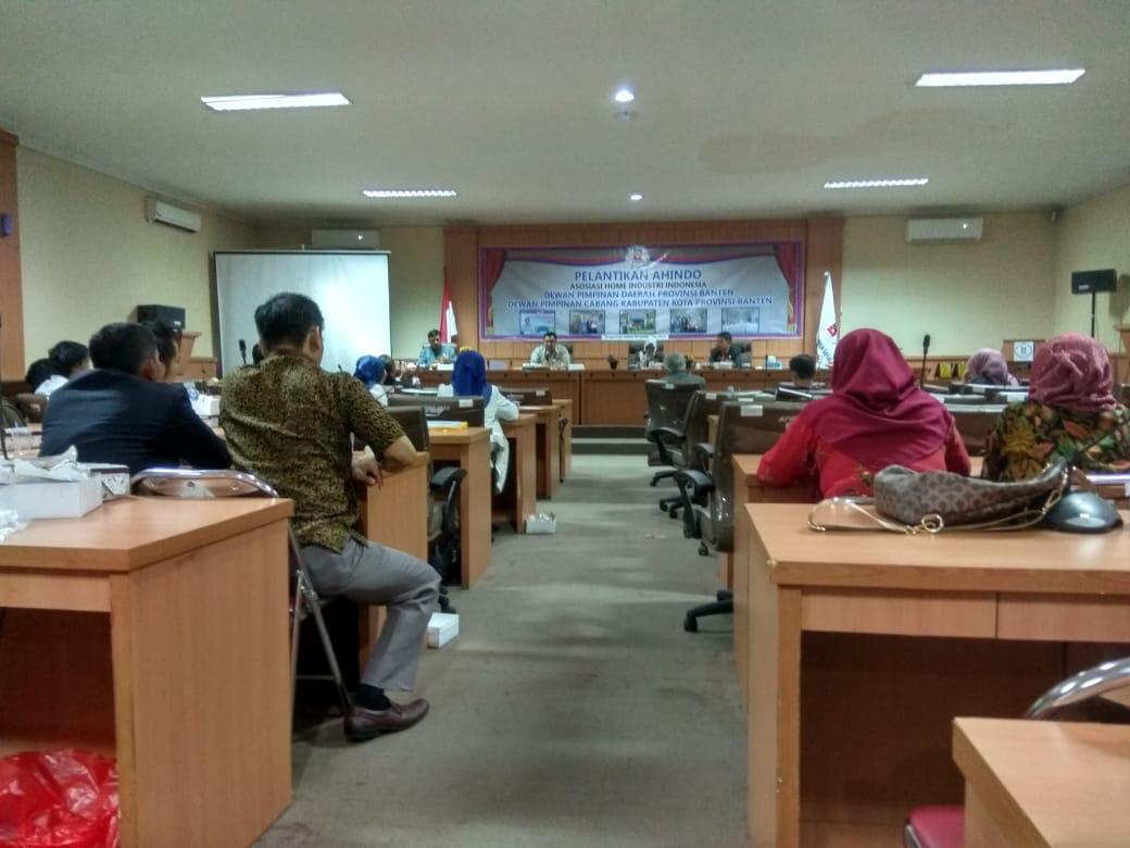 Ahindo Provinsi Banten Lantik Pelaku Home Industri di Kabupaten Tangerang