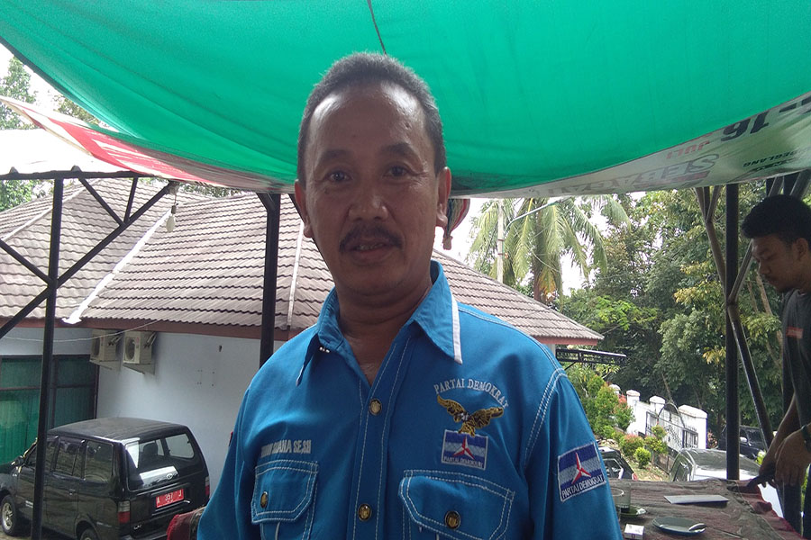 Ketua DPC Demokrat Pandeglang Yoyon Sujana-ok