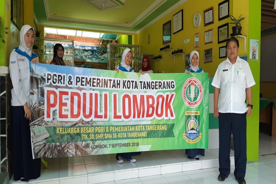PGRI Kota Tangerang Galang Dana Gempa Bumi Lombok