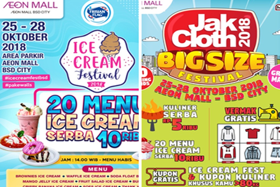 JakCloth Big Size dan Ice Cream Festival