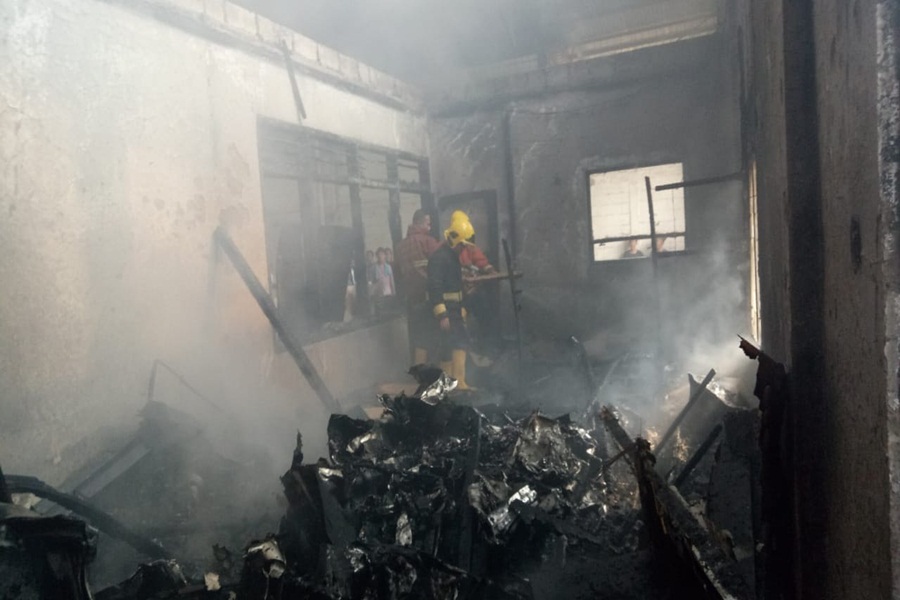 Gudang di Cikupa Tangerang Terbakar