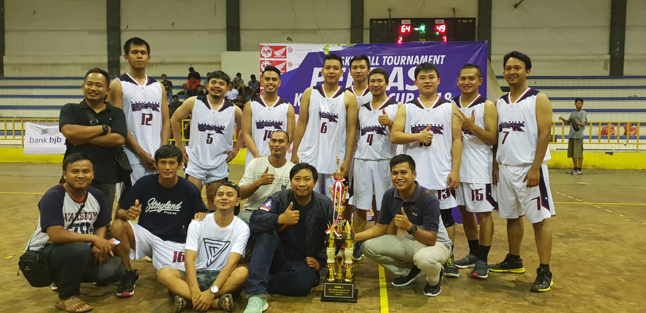 Tekuk Tim Tuan Rumah, Klub Basket Asal Lebak Garuda Boyong Piala Perbasi Kota Serang