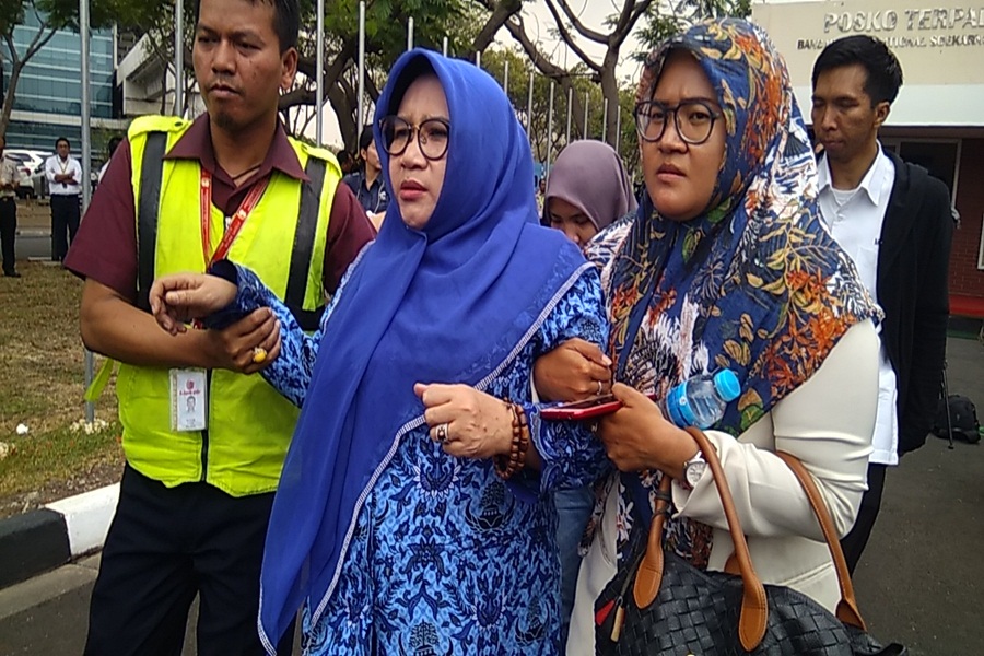 Keluarga Penumpang Lion Air Datangi Posko Terpadu Bandara Soetta