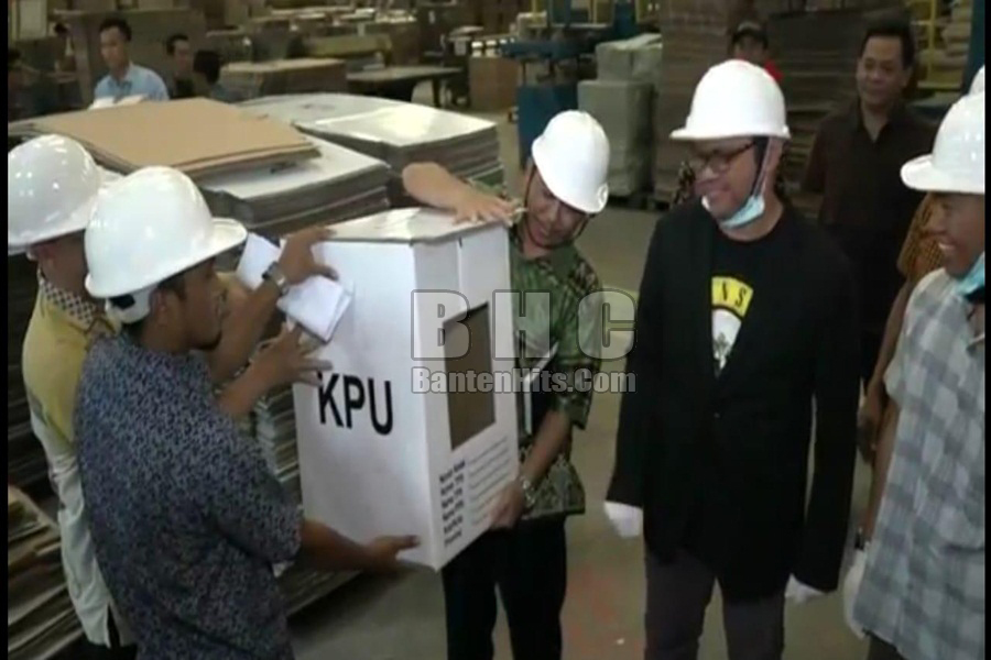 Kotak Suara Diproduksi di Tangerang
