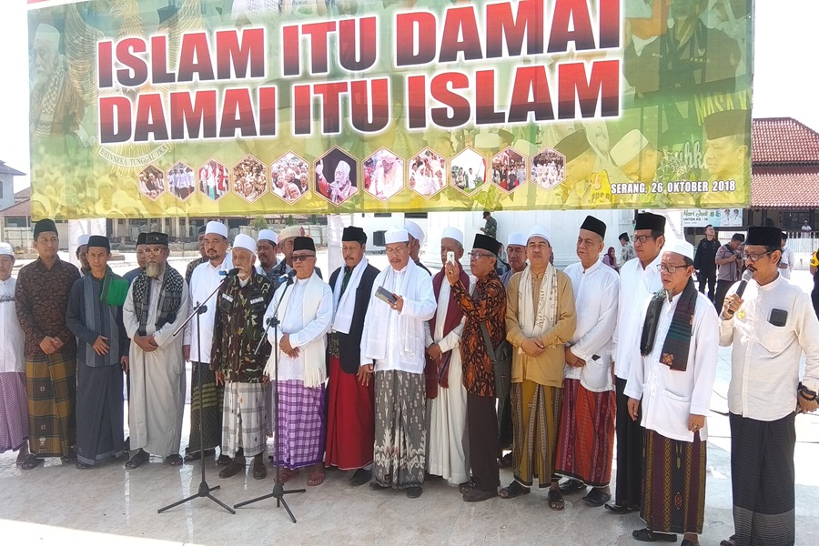 Ulama di Banten Beri Pernyataan