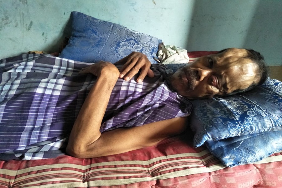 Pria di Solear Kabupaten Tangerang Idap Penyakit Aneh