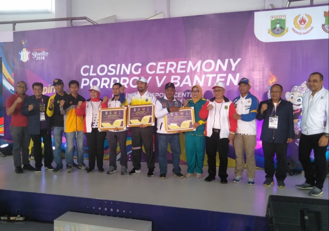 clossing ceremony Porprov V Banten