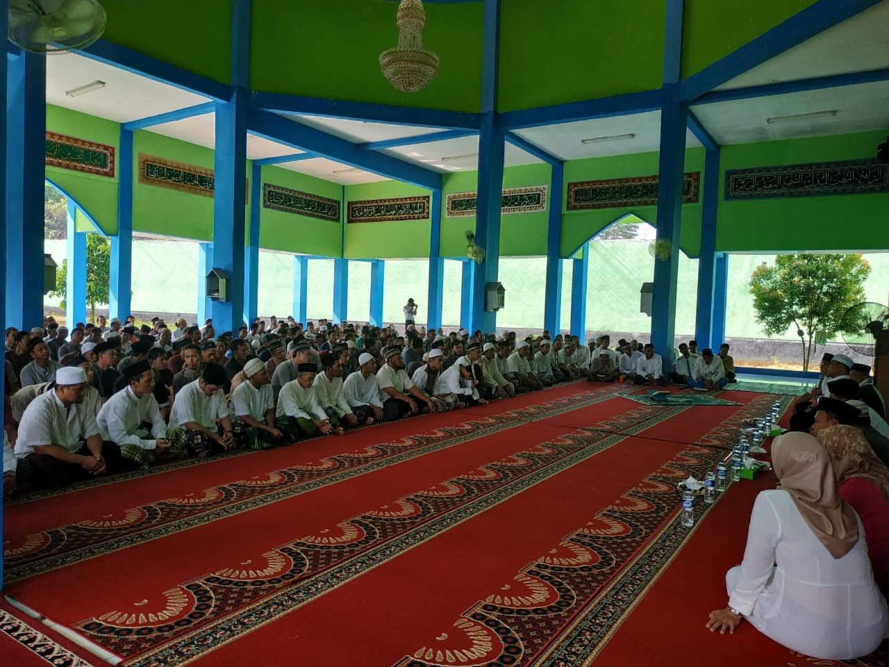 Rutan Kelas I Tangerang melaksanakan muhasabah dan pengajian dalam rangka menyambut maulid nabi 1440 H