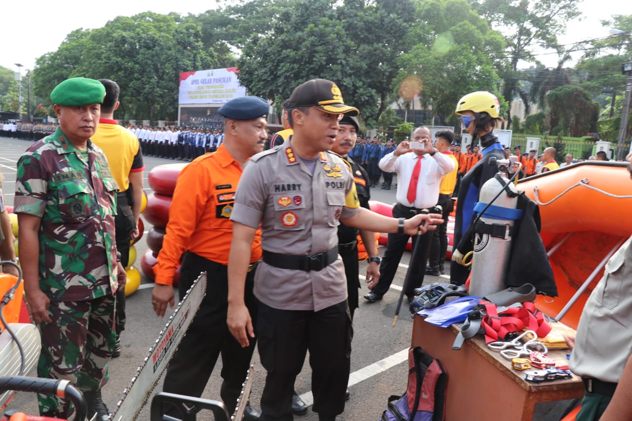 Antisipasi Bencana, Polres Metro Tangerang Kota Bentuk Pasukan Siaga Bencana