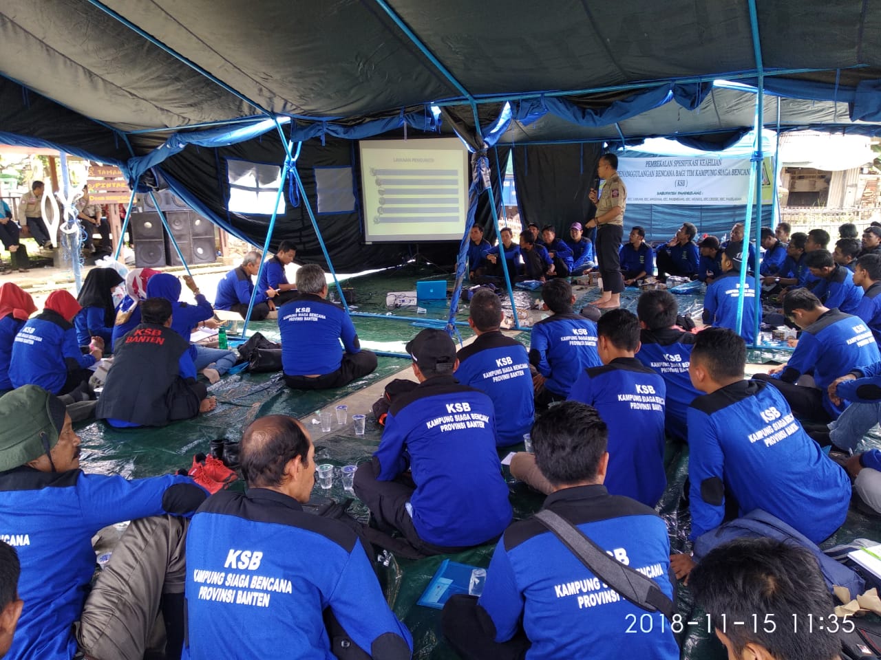 Relawan KSB dari Enam Kecamatan di Pandeglang Mendapat Pembinaan  Pand