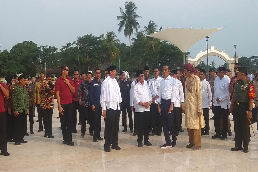 Jokowi Kunjungi Banten Lama