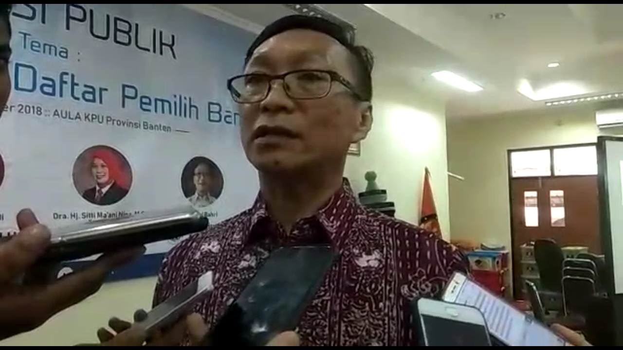 JADI Minta KPU Banten Patenkan DPT Pemilu 2019