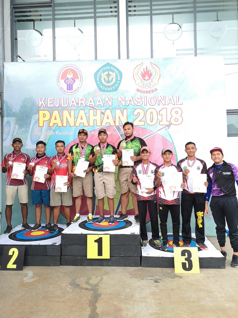 atlet panahan kabupaten tangerang di kejurnas panahan 2018