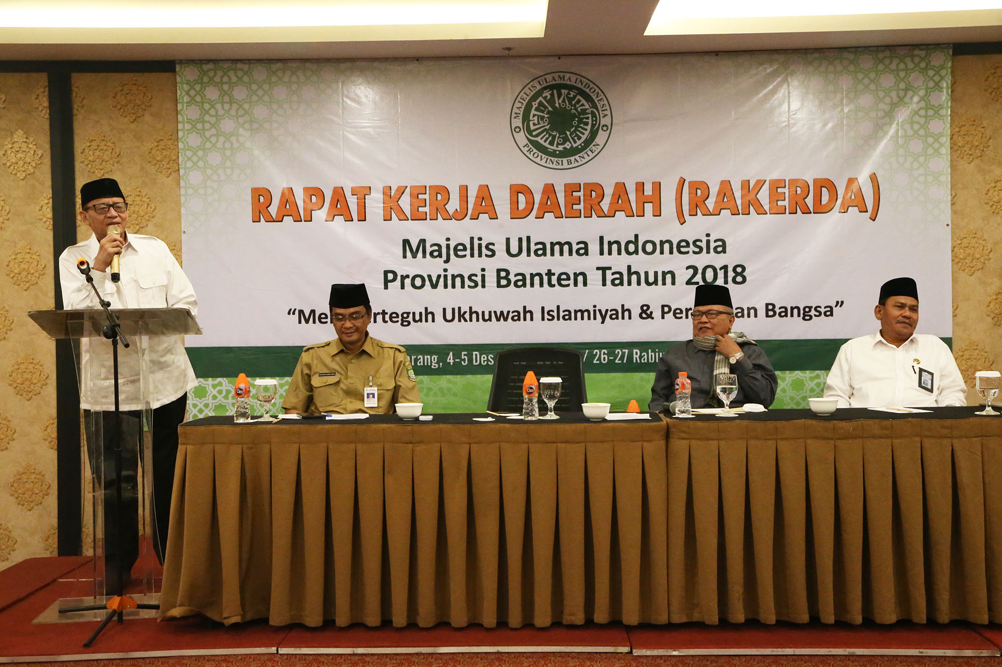Gubernur Banten Wahidin Halim buka Rakerda MUI Banten