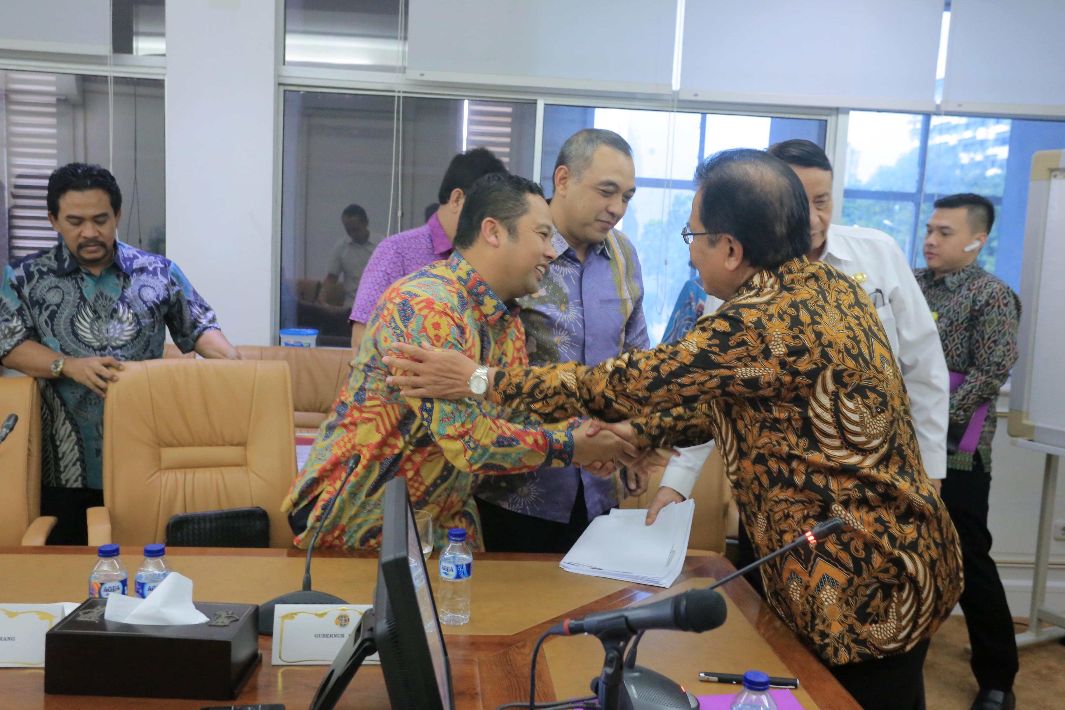 Wali Kota Tangerang Audiensi dengan Menteri ATR