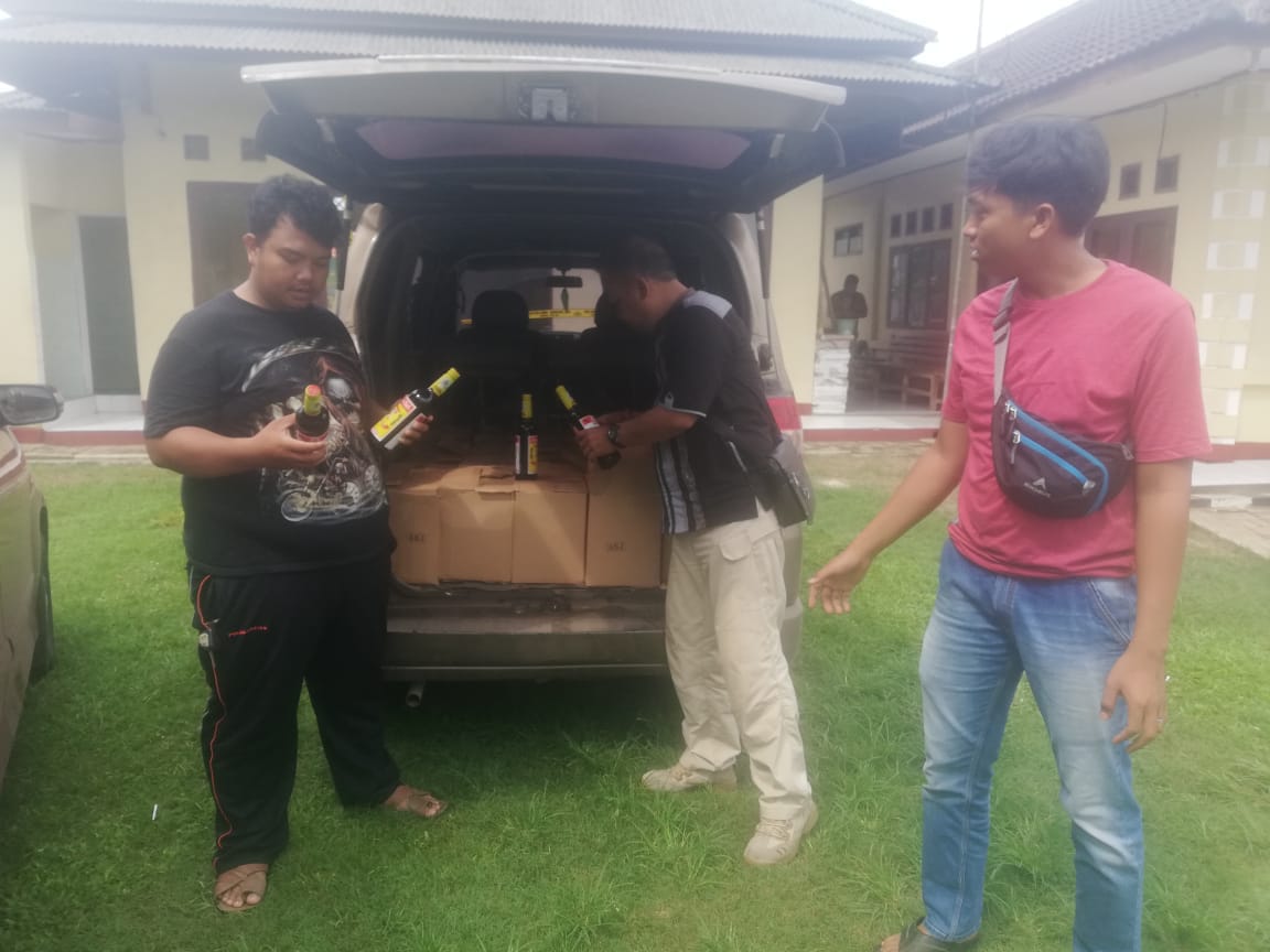 Edarkan Miras di Wilayah Malingping, Warga Jakarta dan Tangsel Dicokok Polisi
