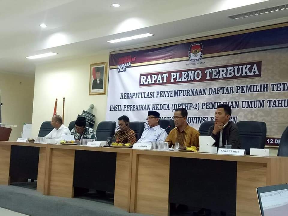 Rapat Pleno KPU Banten