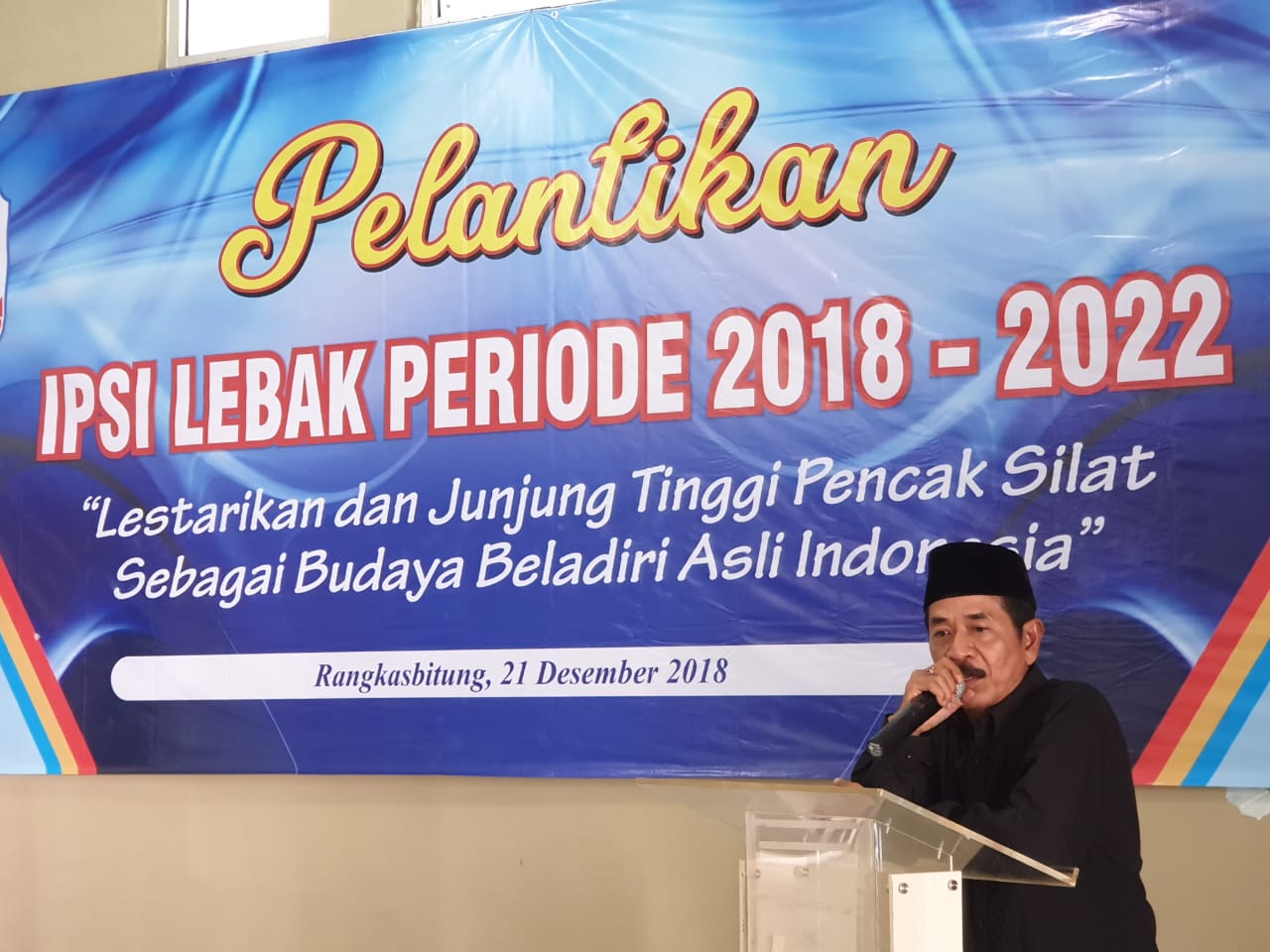 Maman Suparman Kembali Jabat Ketua IPSI Kabupaten Lebak Periode 2018-2022