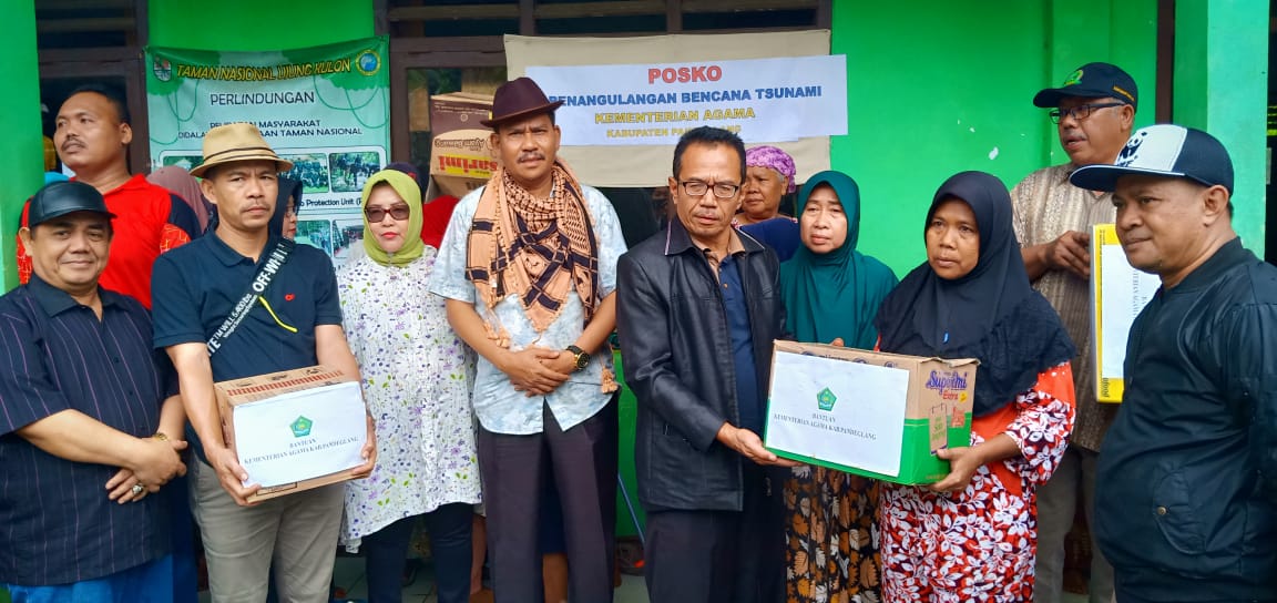 Kemenag Banten Salurkan Bantuan Rp 686 Juta untuk Korban Tsunami