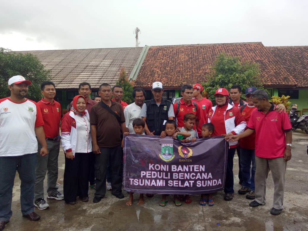 KONI Banten berikan bantuan untuk korban tsunami