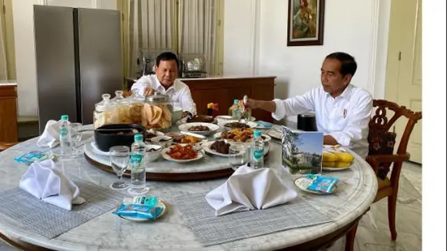 Fakta yang Diungkap Istana soal Makan Siang Bersama Jokowi-Prabowo di Istana Bogor Minggu Kemarin
